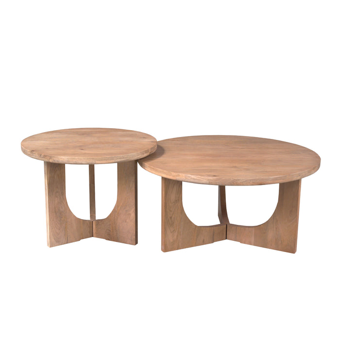 Salontafel Guus Naturel Mangohout 60 cm