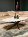 Ovale salontafel Faye Wit Marmer 130 cm