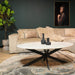 Ovale salontafel Faye Wit Marmer 130 cm