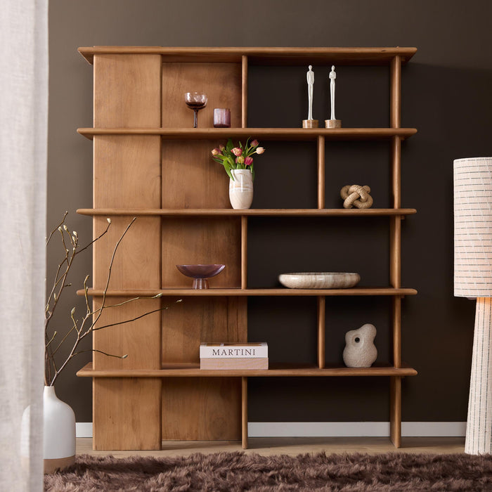 Wandkast Lina Naturel Mangohout 150 cm