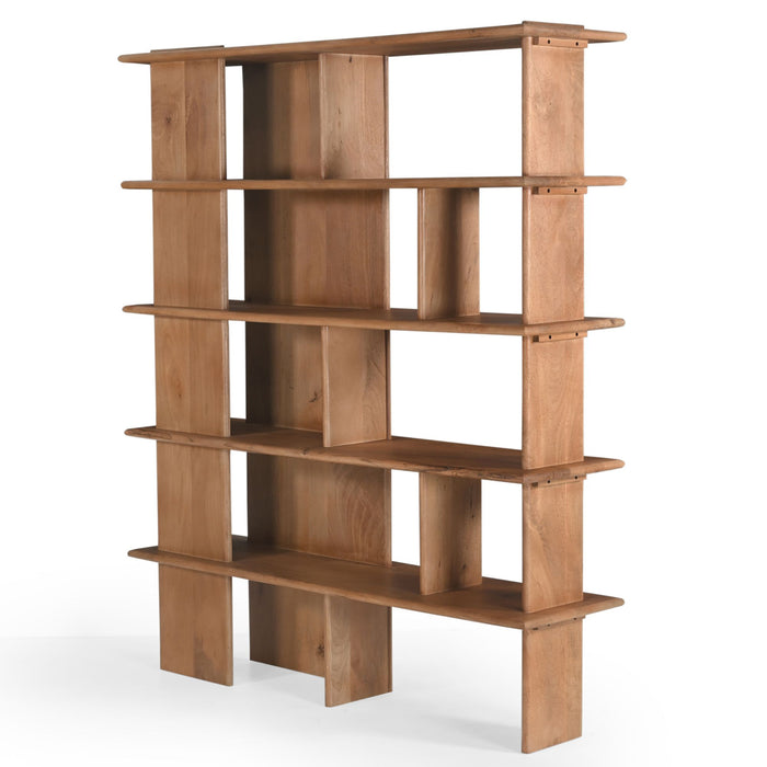 Wandkast Lina Naturel Mangohout 150 cm