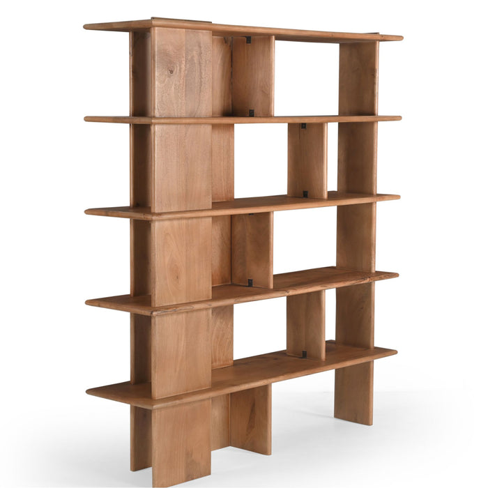 Wandkast Lina Naturel Mangohout 150 cm