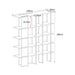 Wandkast Lina Naturel Mangohout 150 cm
