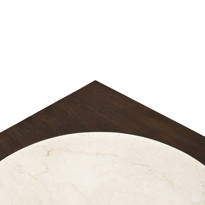 Salontafel Numa Bruin Marmer 103 cm