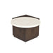 Bijzettafel Numa Bruin Marmer 60 cm