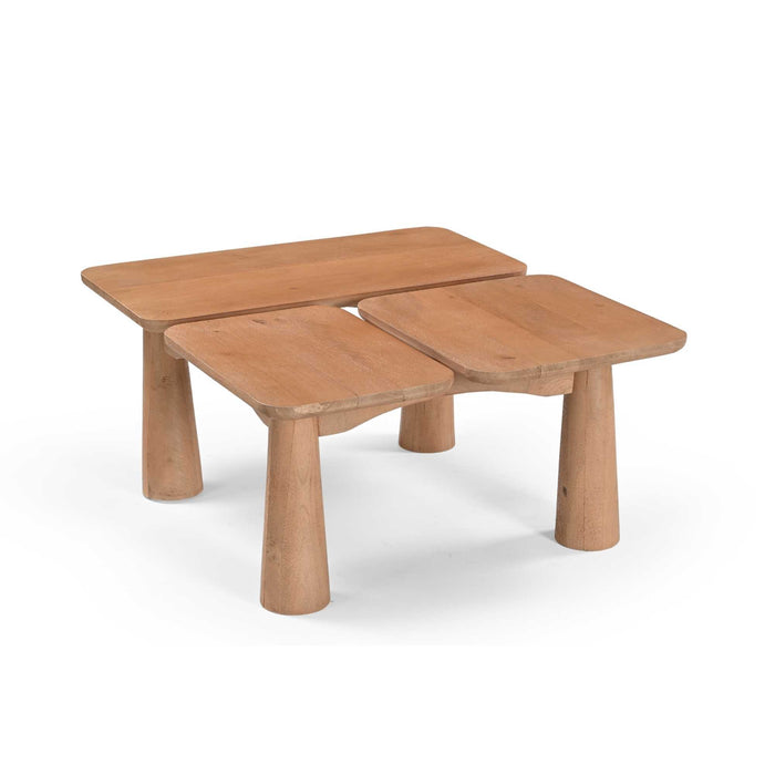 Salontafel Vona Naturel Mangohout 80 cm