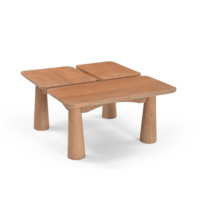 Salontafel Vona Naturel Mangohout 80 cm
