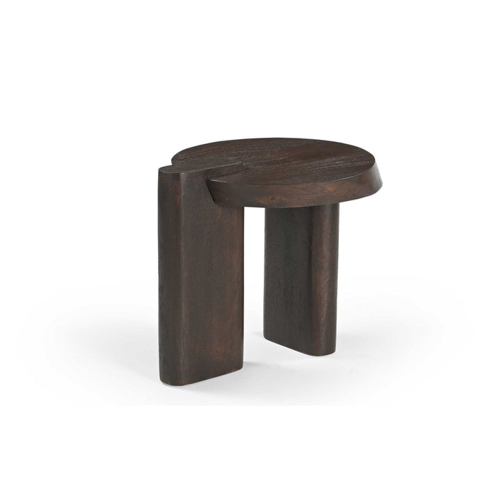 Bijzettafel Rava Bruin Mangohout 50 cm