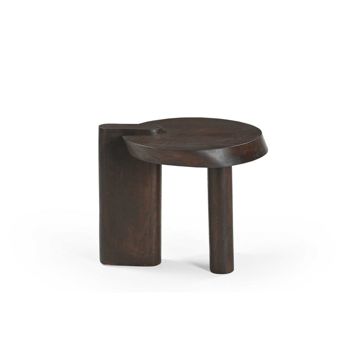 Bijzettafel Rava Bruin Mangohout 50 cm