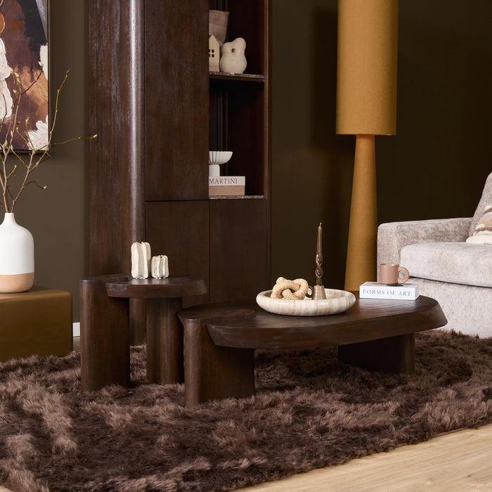 Salontafel Rava Bruin Mangohout 125 cm