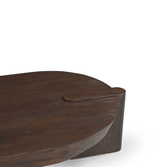 Salontafel Rava Bruin Mangohout 125 cm