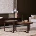 Salontafel Morris Bruin Travertin 75 cm