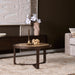 Salontafel Morris Bruin Travertin 75 cm