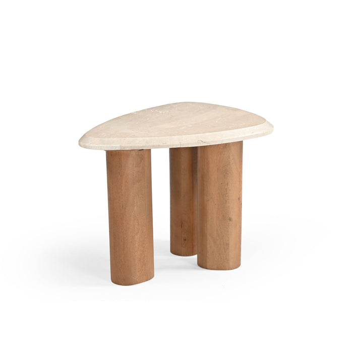 Bijzettafel Nuvé Naturel Botticino marmer 60 cm