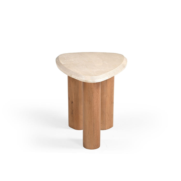 Bijzettafel Nuvé Naturel Botticino marmer 60 cm