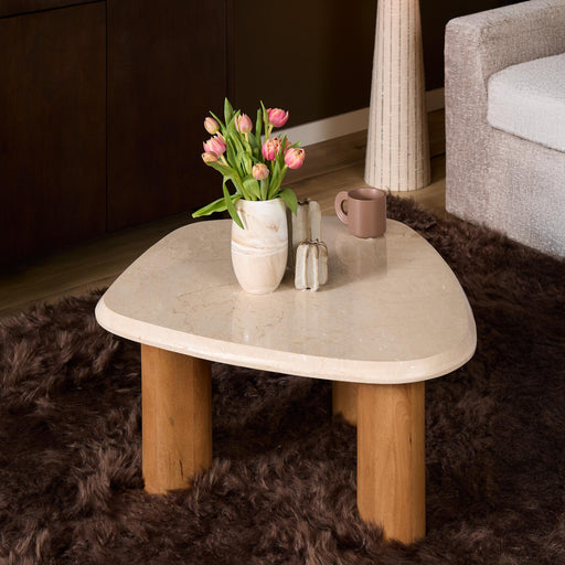 Salontafel Nuvé Naturel Botticino marmer 84 cm