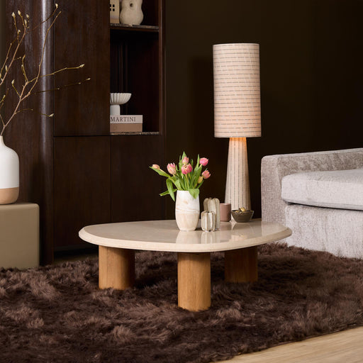 Salontafel Nuvé Naturel Botticino marmer 100 cm