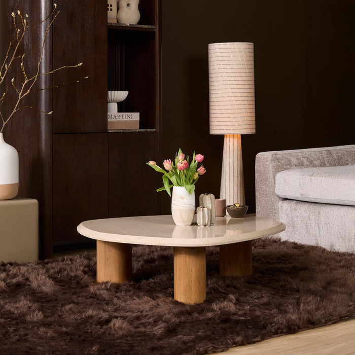 Salontafel Nuvé Naturel Botticino marmer 100 cm
