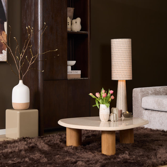 Salontafel Nuvé Naturel Botticino marmer 100 cm