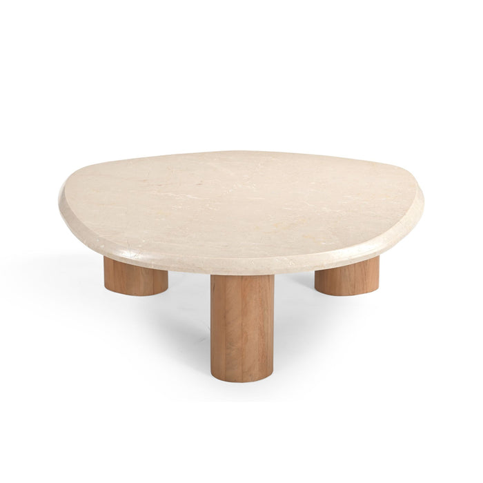 Salontafel Nuvé Naturel Botticino marmer 100 cm