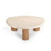 Salontafel Nuvé Naturel Botticino marmer 100 cm