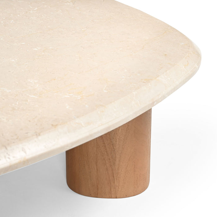 Salontafel Nuvé Naturel Botticino marmer 100 cm