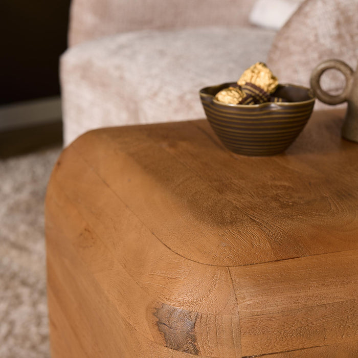 Bijzettafel Fedde Naturel Mangohout 45 cm