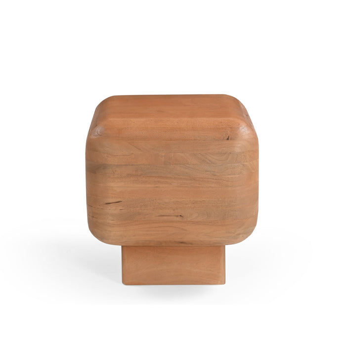 Bijzettafel Fedde Naturel Mangohout 45 cm
