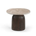 Bijzettafel Noel Bruin Marmer 60 cm