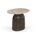 Bijzettafel Noel Bruin Marmer 60 cm