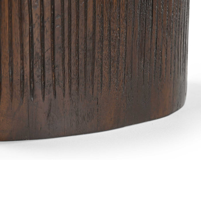 Bijzettafel Noel Bruin Marmer 60 cm