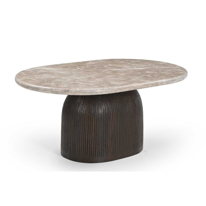 Salontafel Noel Bruin Marmer 90 cm