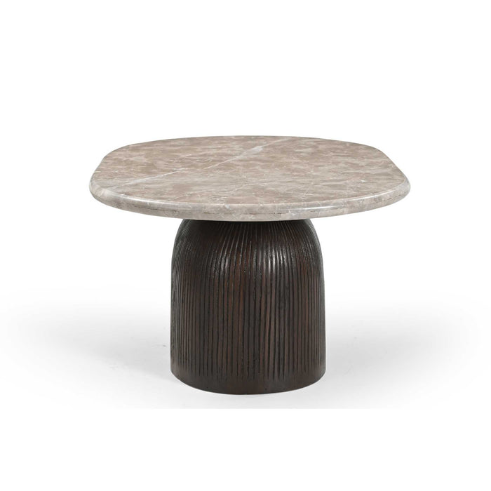 Salontafel Noel Bruin Marmer 90 cm