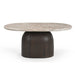 Salontafel Noel Bruin Marmer 90 cm