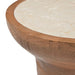 Bijzettafel Zoë Naturel Travertin 33 cm