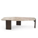 Salontafel Silva Bruin Marmer 130 cm