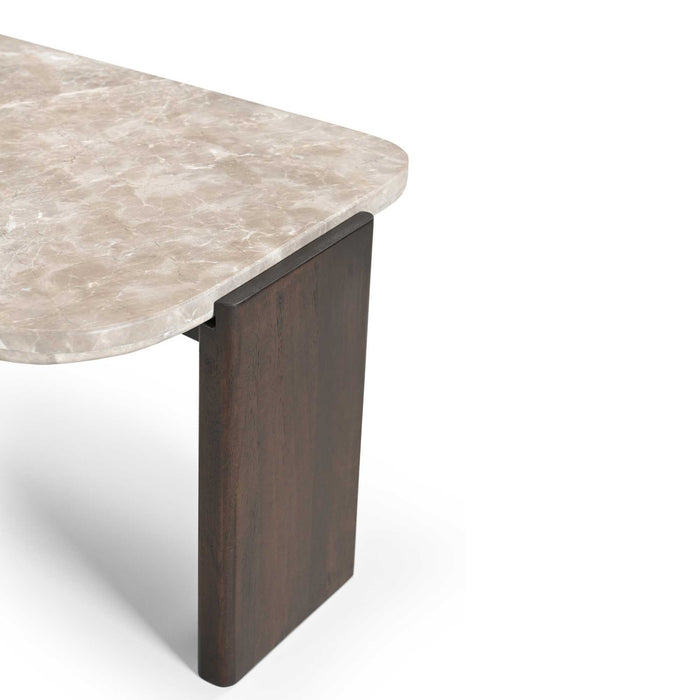 Salontafel Silva Bruin Marmer 130 cm