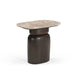 Bijzettafel Silva Bruin Marmer 56 cm