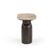 Bijzettafel Silva Bruin Marmer 56 cm