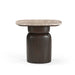 Bijzettafel Silva Bruin Marmer 56 cm