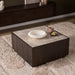 Salontafel Moos Bruin Marmer 80 cm