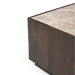 Salontafel Moos Bruin Marmer 80 cm
