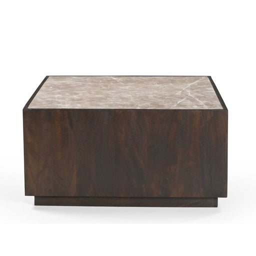 Salontafel Moos Bruin Marmer 80 cm