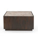 Salontafel Moos Bruin Marmer 80 cm