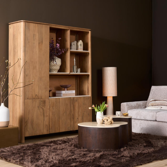 Salontafel Nomi Bruin Marmer 70 cm