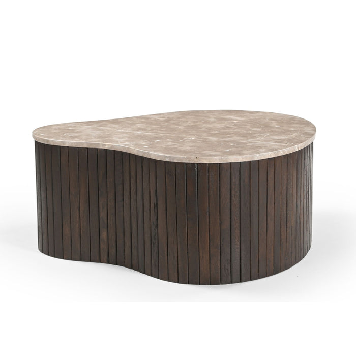 Salontafel Nomi Bruin Marmer 84 cm
