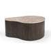 Salontafel Nomi Bruin Marmer 84 cm