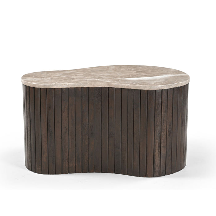Salontafel Nomi Bruin Marmer 70 cm
