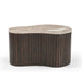 Salontafel Nomi Bruin Marmer 70 cm