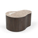 Salontafel Nomi Bruin Marmer 70 cm